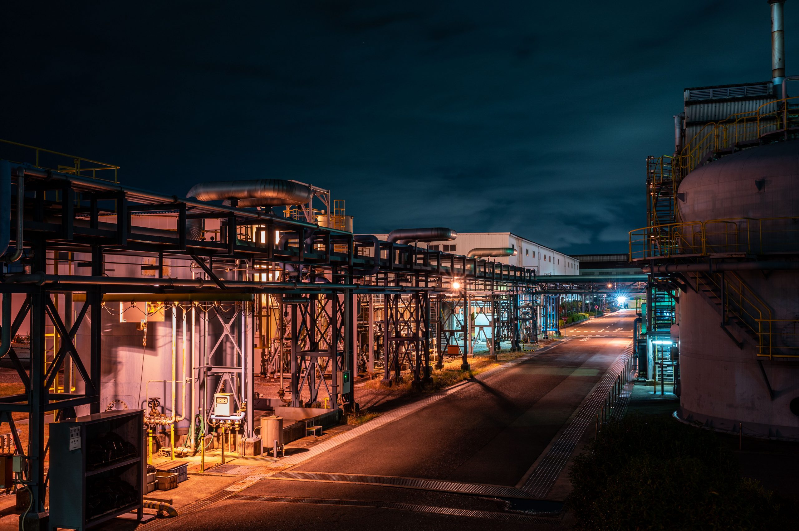 関西熱化学　工場夜景